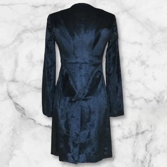 Theory Velvet Style Classic Coat